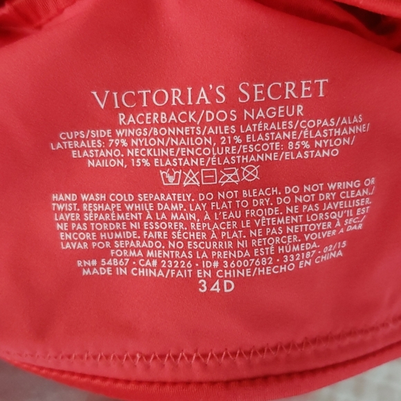 Red victoria secret razor black bra - Picture 4 of 4